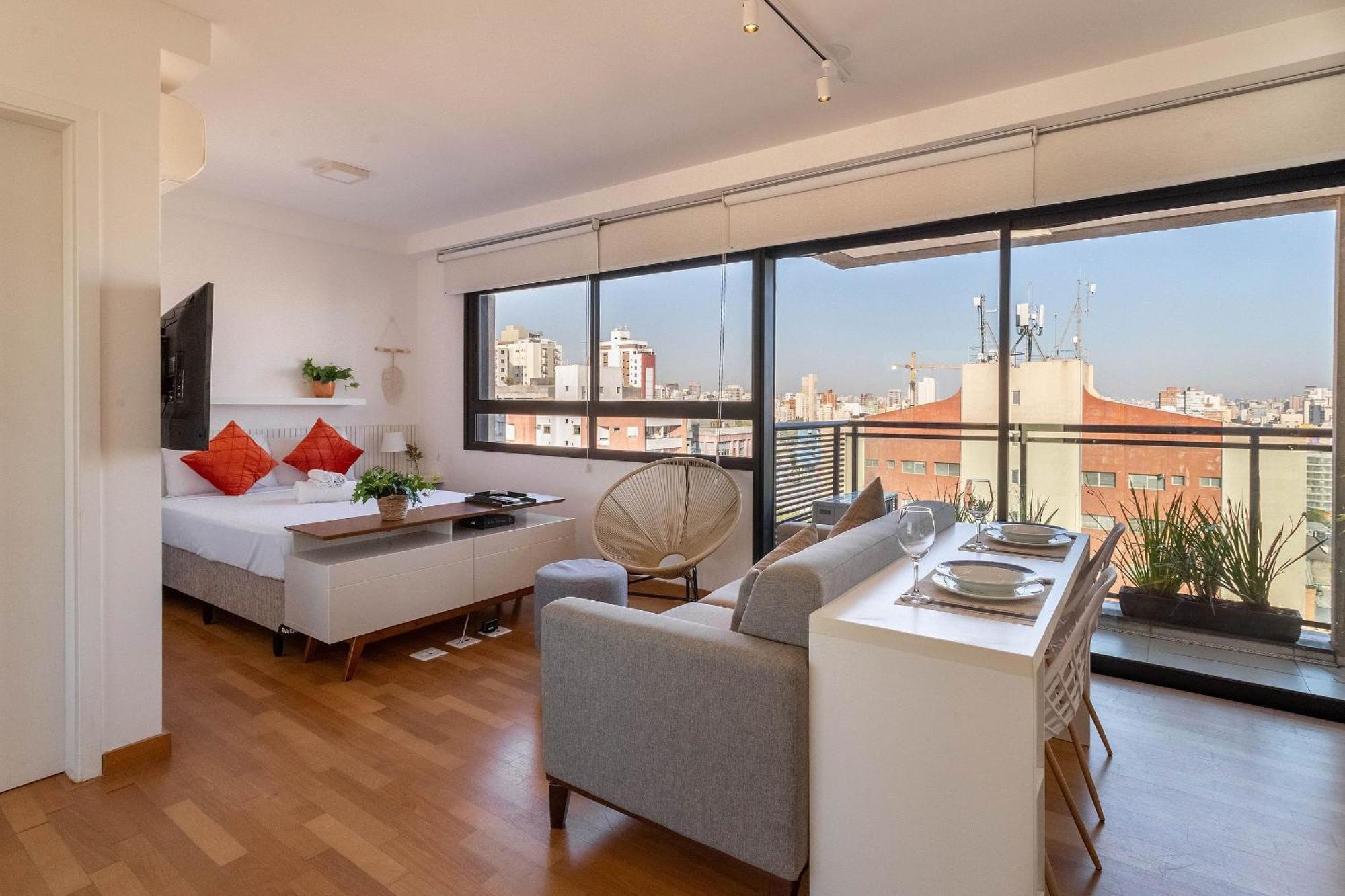סאו פאולו Condominio Na Vila Madalena Com Lazer E Garagem מראה חיצוני תמונה