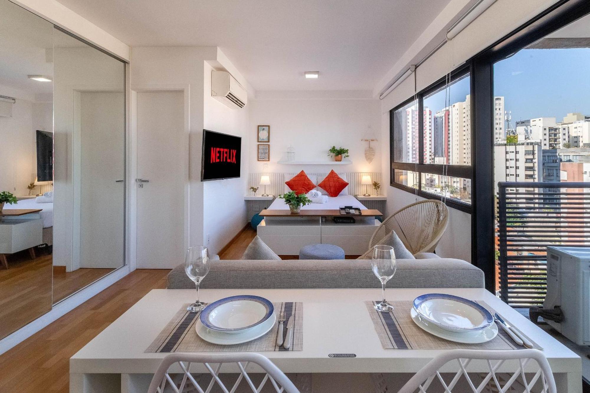 סאו פאולו Condominio Na Vila Madalena Com Lazer E Garagem מראה חיצוני תמונה
