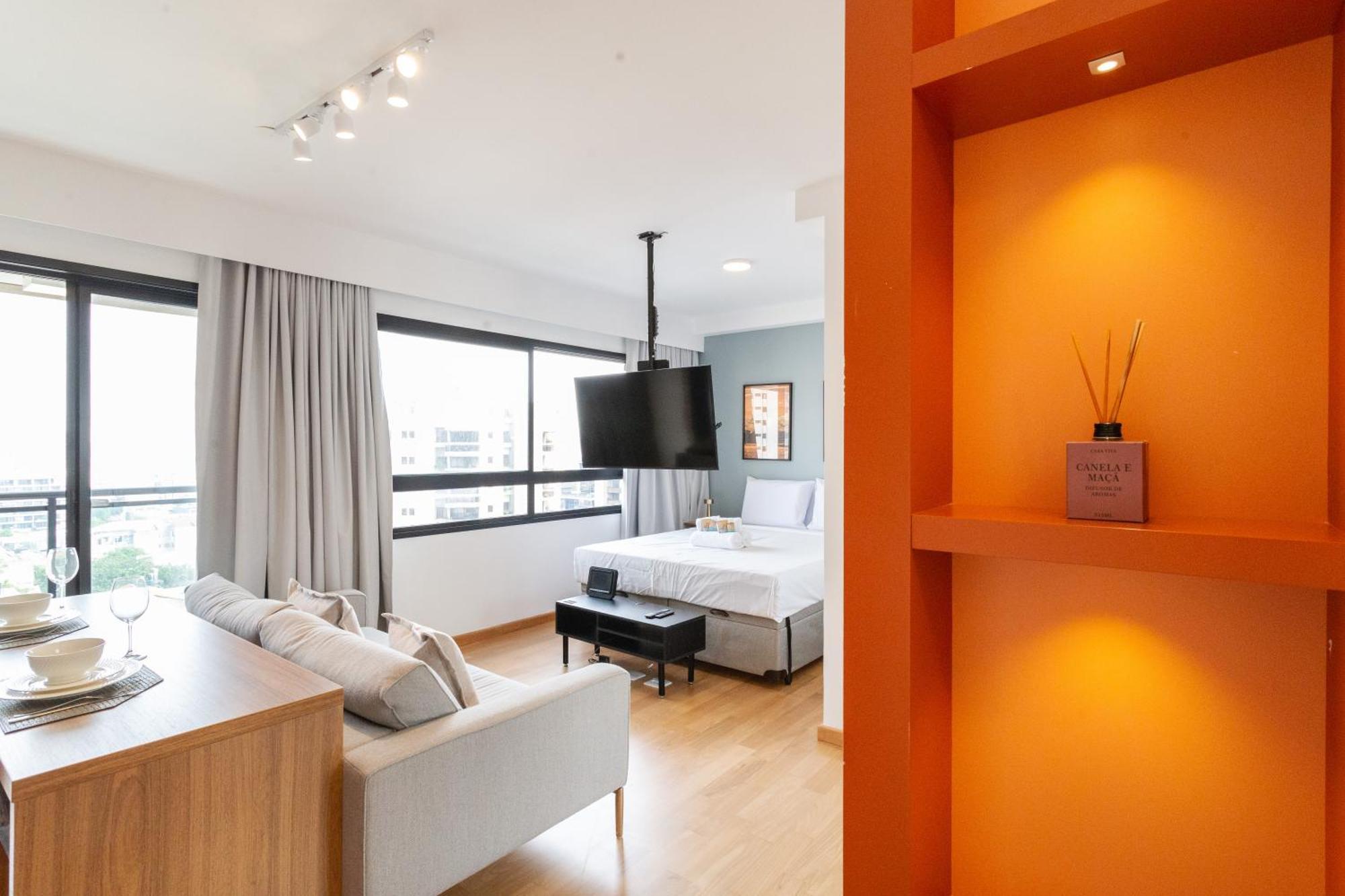 סאו פאולו Condominio Na Vila Madalena Com Lazer E Garagem מראה חיצוני תמונה
