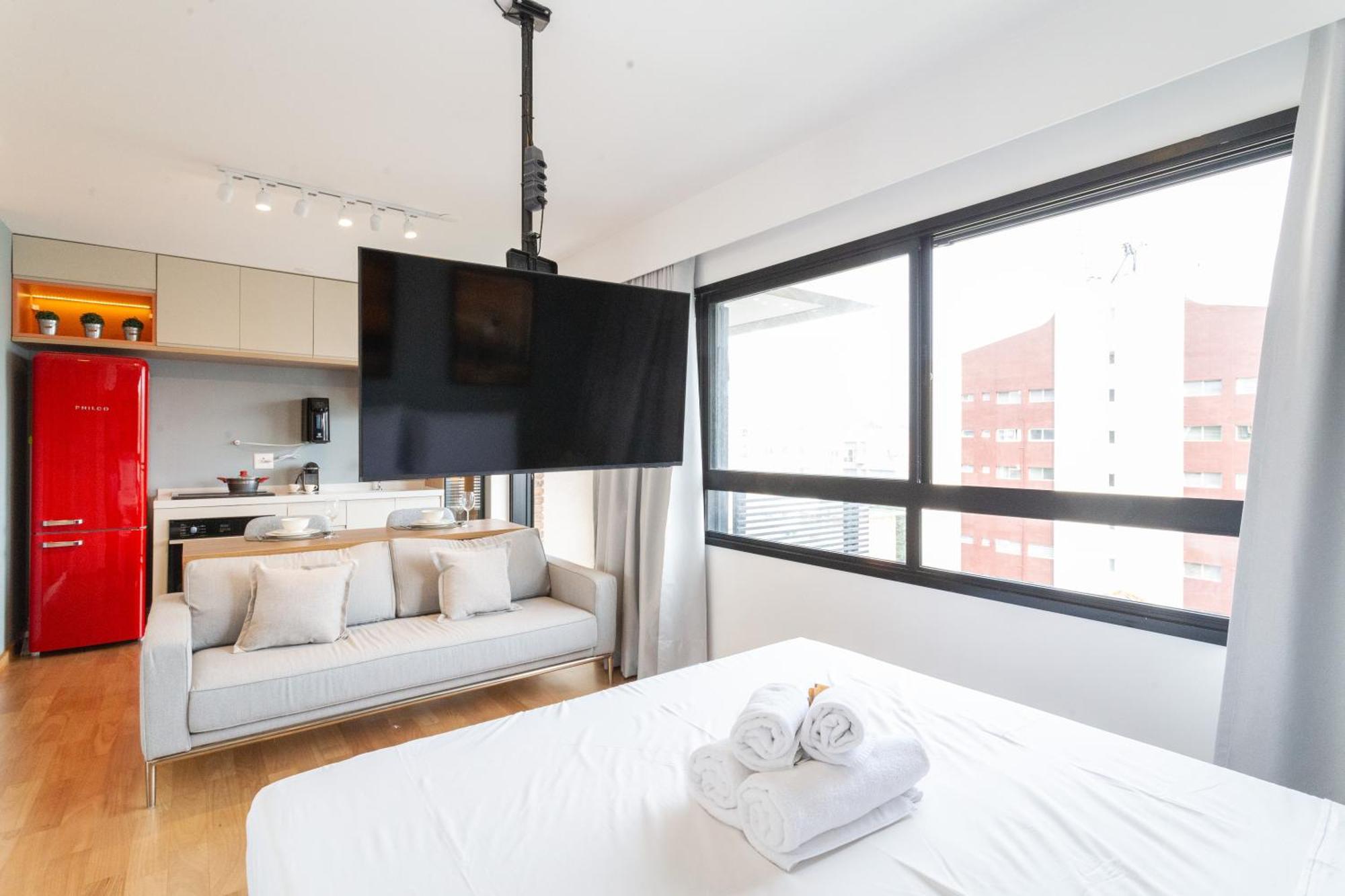 סאו פאולו Condominio Na Vila Madalena Com Lazer E Garagem מראה חיצוני תמונה