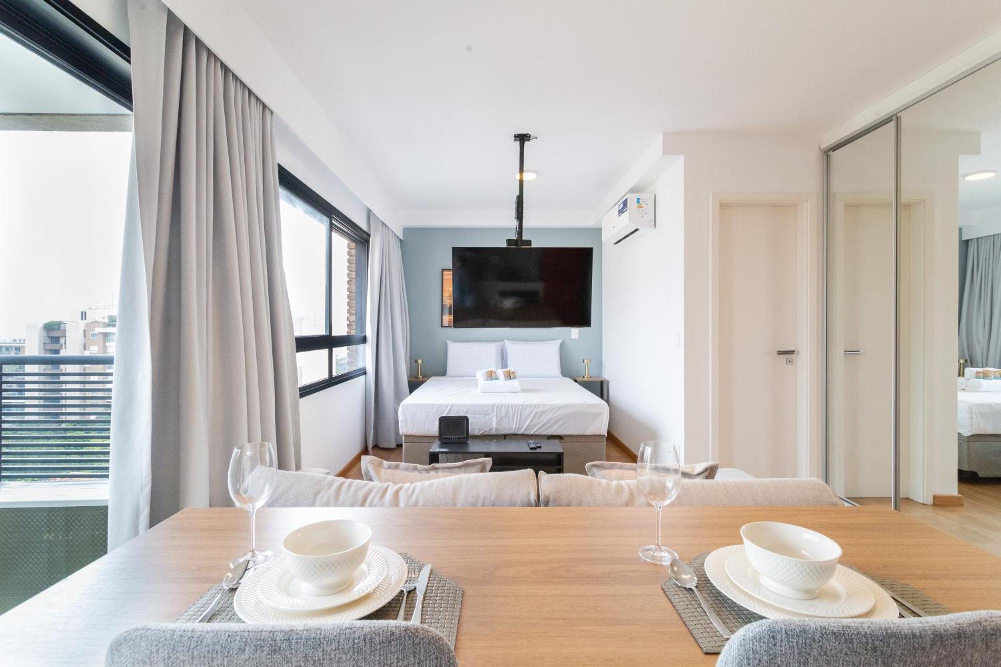 סאו פאולו Condominio Na Vila Madalena Com Lazer E Garagem מראה חיצוני תמונה